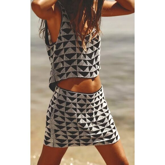 NEW ZARA Embellished Beaded Mini Skirt, Size S - Picture 2 of 16